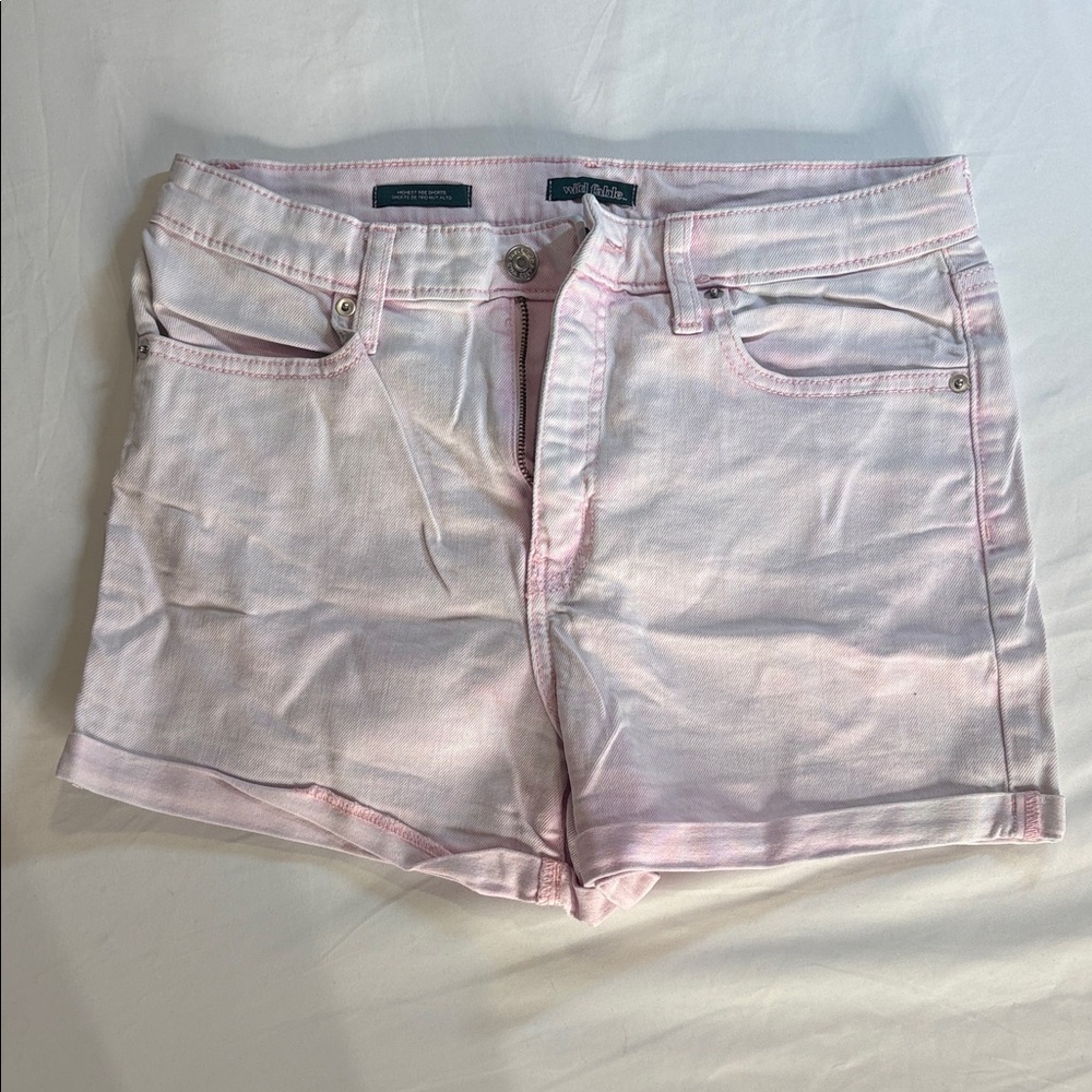 wild fable Light Pink Denim Cutoff Shorts